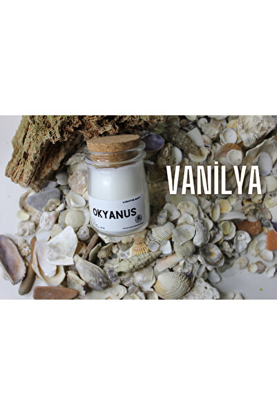 Aromaterapi Doğal Soya Mum 120gr (Vanilya)