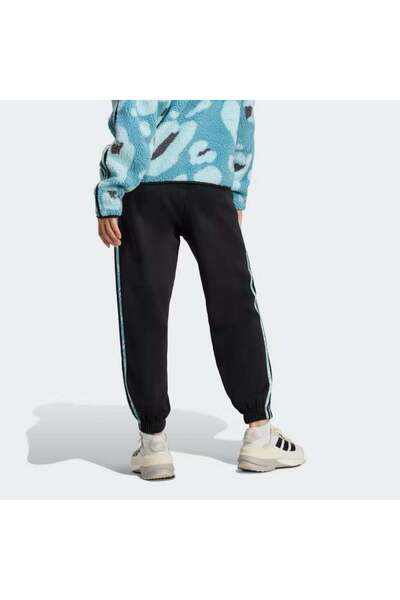 adidas Черен дамски спортен панталон Animal 3 Stripes