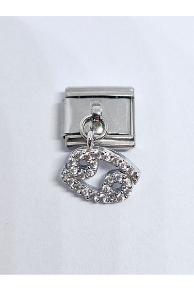 RoseCo00 Cancer Zodiac Italian Bracelet Charm