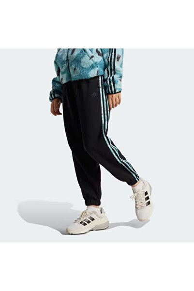 adidas Черен дамски спортен панталон Animal 3 Stripes