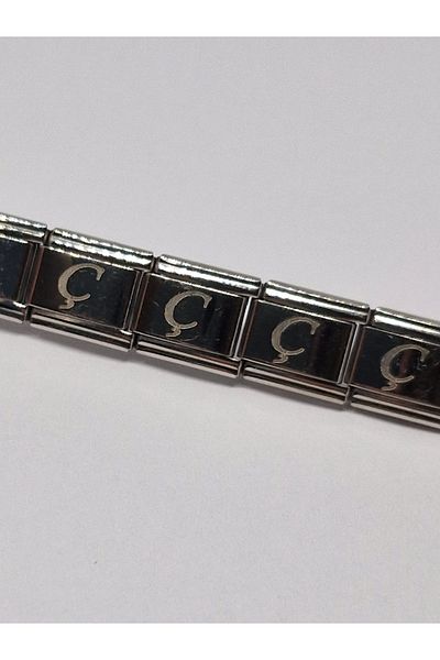 RoseCo00 1 Piece Italian Steel Charm Bracelet