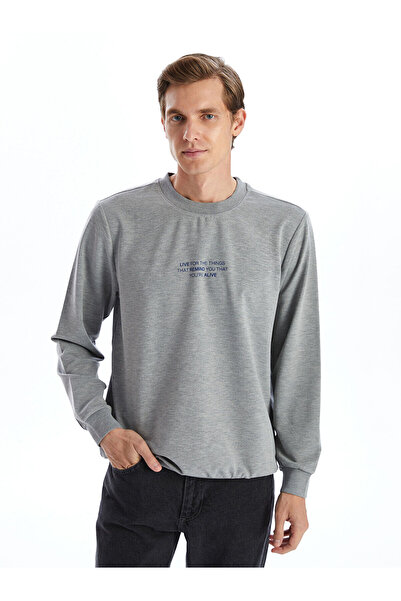 LC Waikiki LCW طاقم الرقبة طويلة الأكمام البلوز الرجال