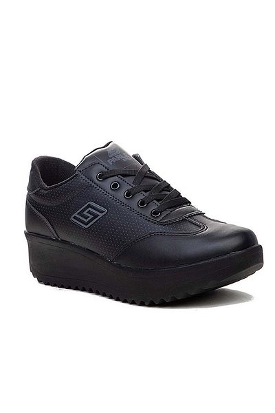 KOCAMANLAR Parley 713 Zippered Heeled Unisex Sports Shoes Black