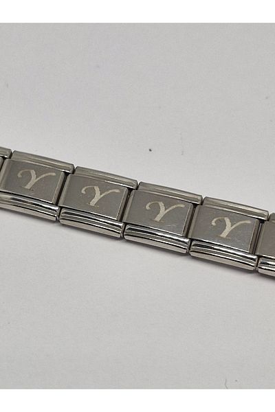 RoseCo00 1 Piece Italian Steel Charm Bracelet