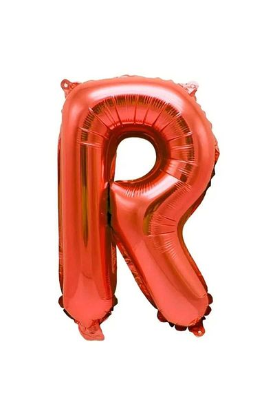 DÜVENCİ TİCARET Red Letter Foil Balloon 16 Inch 36 cm