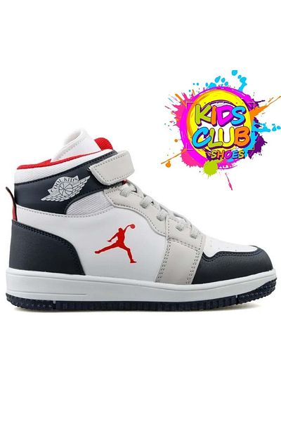KCMN Pantofi pentru copii Glaxy Kocamalarlar Tall Beijing High Top - bleumarin și alb