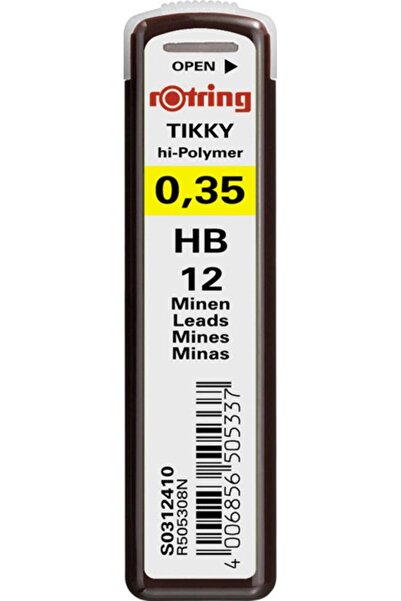 Rotring Tikky Min Hb 0,35 Uç 12 Li Tüp