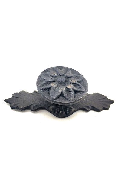 Skygo Oxide Colored Antique Style Brass Flower Button - 29X70 mm