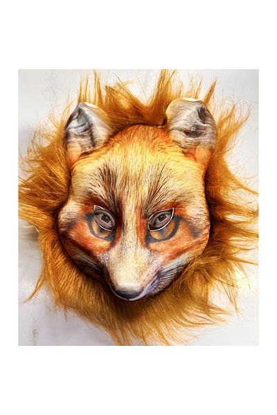 Skygo Mega Plush Brown Haired Fox Mask - No 29