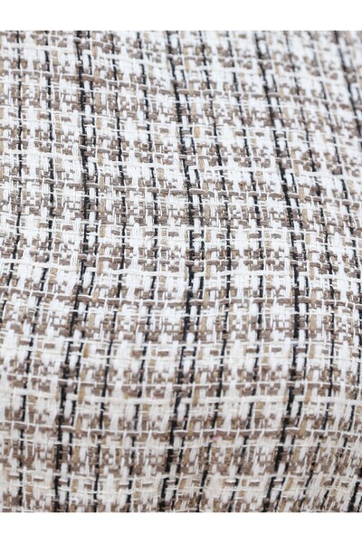 Modamorfo Kolları Fırfırlı Kemerli Tuvit Jile -açık Kahve