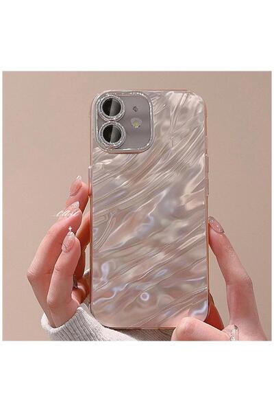 Zebana حافظة آبل آيفون 11 متوافقة مع حافظة زيبانا داز سيليكون باللون الذهبي الوردي