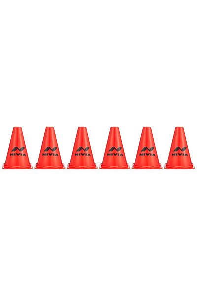 Nivia Marking Cones 6 Inch (6 Pcs) - Multi Color