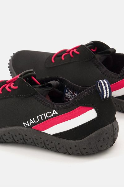 Nautica Men Low Cut Lace Up Casual Shoes, Black