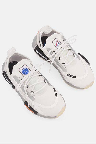 adidas Kids Boy Nmd R1 Spectoo Lace Up Running Shoes, White