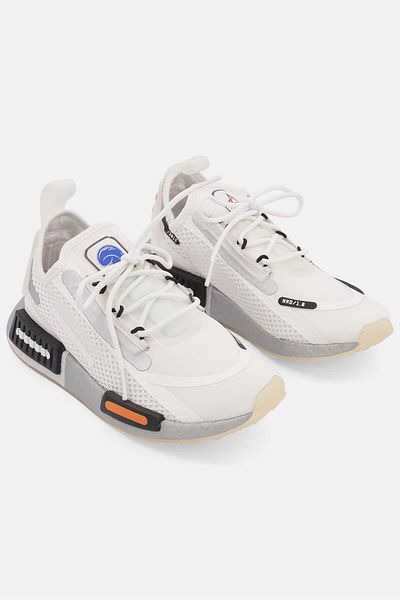 adidas Kids Boy Nmd R1 Spectoo Lace Up Running Shoes, White