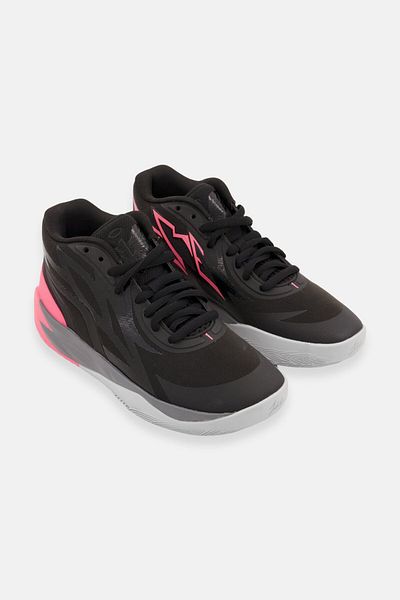 Puma Kids Girl Lace Up Sport Shoes, Black