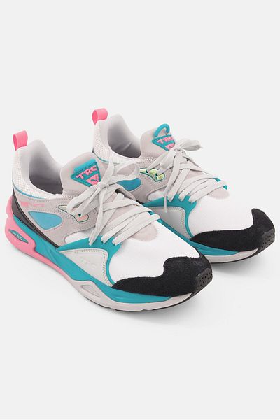 Puma حذاء رياضي رجالي TRC Blaze Shark برباط، أبيض
