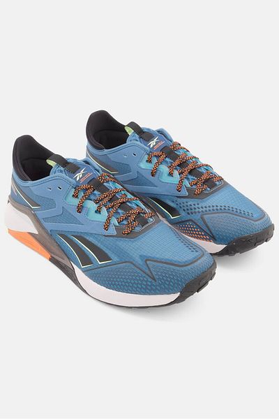Reebok حذاء رياضي نانو X2 أدفينتشر برباط للرجال للتدريب، أزرق
