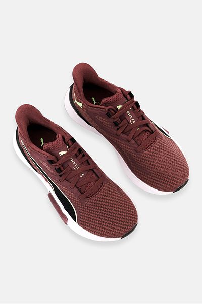 Puma Women Pwr Frame Lace Up Running Shoes, Brown
