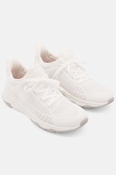 Fitflop Men Knit Lace Up Training Shoes, White