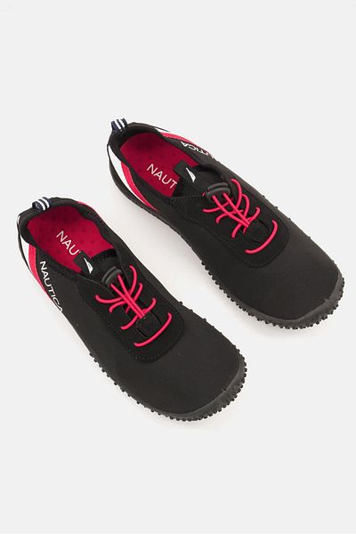 Nautica Men Low Cut Lace Up Casual Shoes, Black