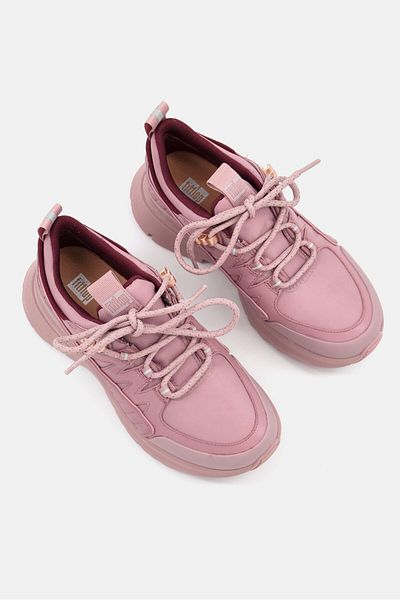 Fitflop Women Lace Up Outdoor Trainers Sport Shoes, Pink