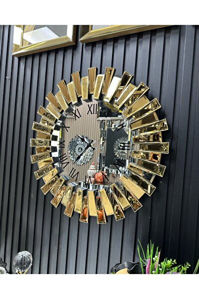 QUAL 65 cm Gold Piyano Saat