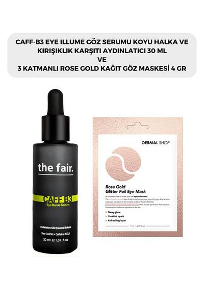 the fair. The Fair - 3-Layer Moisturizing Skin Care Serum and Rose Gold Eye Mask 4 Gr