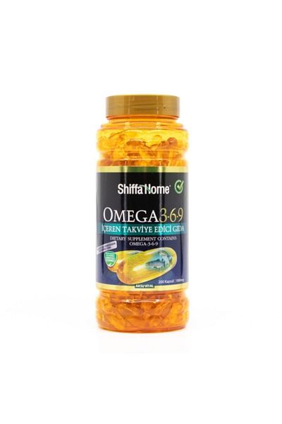 Shiffa Home Aksu Vital Omega 3-6-9 200 Softgels X 1000 Mg