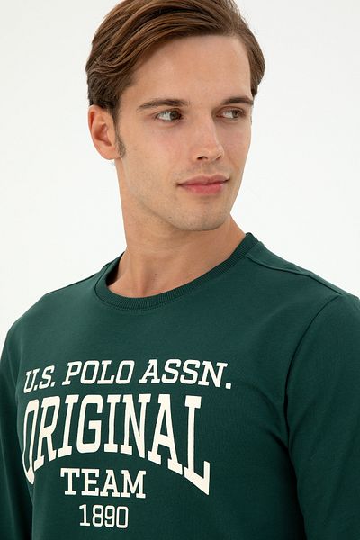 U.S. Polo Assn. Men's Dark Green Sweatshirt 50290253 -Vr079