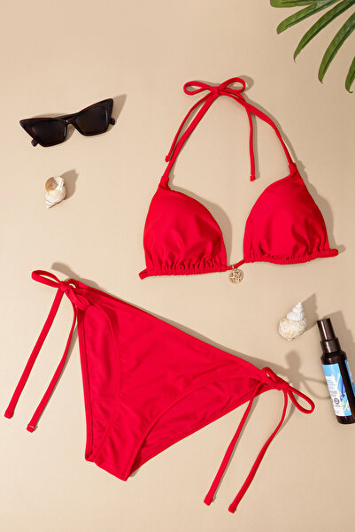 U.S. Polo Assn. بيكيني نسائي أحمر - موديل 50283685 -VR030