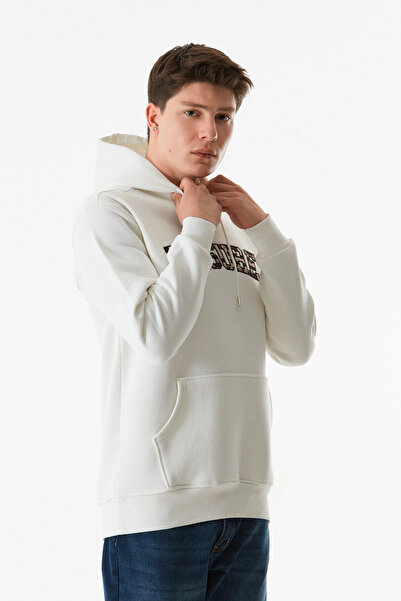 Fulla Moda Κείμενο εμπριμέ φούτερ με κουκούλα τσέπης καγκουρό