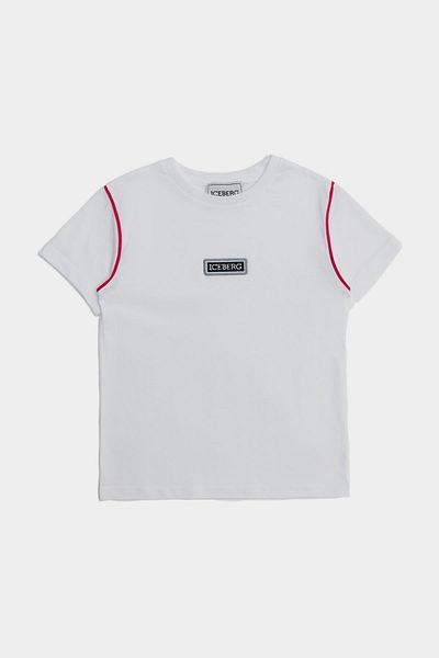 Iceberg Bg Store Tricou alb pentru băieți 23ssıts3121