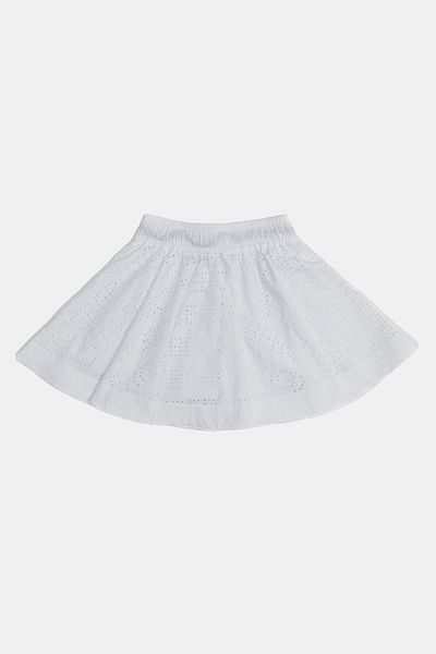 Iceberg Bg Store Fusta albă pentru fete 23ssıgo3151