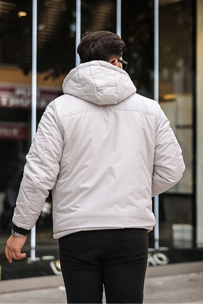 KOCCI Winter Water and Cold Proof with Fur Inside Detachable Hooded Winter Men's Coat
