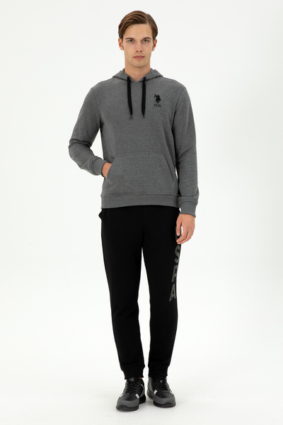 U.S. Polo Assn. Ανδρικό φούτερ Anthracite Melange Basic 50289059-VR081