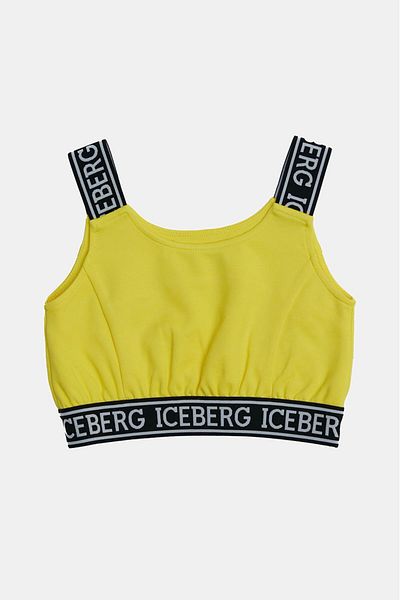 Iceberg Bg Store Girl's Yellow Undershirt 23ssıcn3151