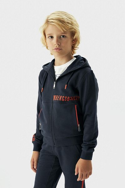 Bikkembergs Bg Store Boy's Navy Blue Tracksuit 23Fw0Bk1933