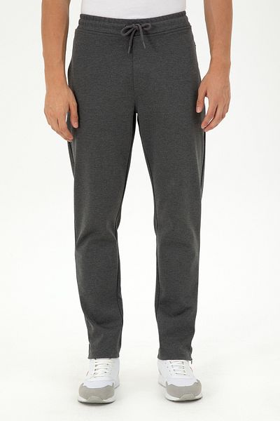 U.S. Polo Assn. Men's Anthracite Melange Sweatpants 50289026-Vr081