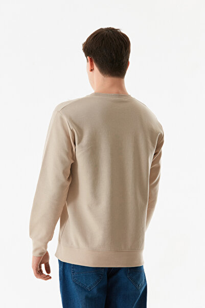 Fulla Moda Κείμενο ανάγλυφο φούτερ με λαιμόκοψη