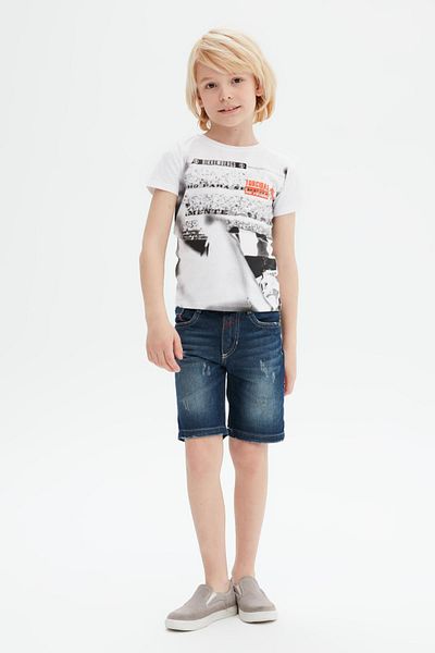 Bikkembergs Бг Магазин Момчешки Тъмносини Дънкови Шорти 23ss0bk1489