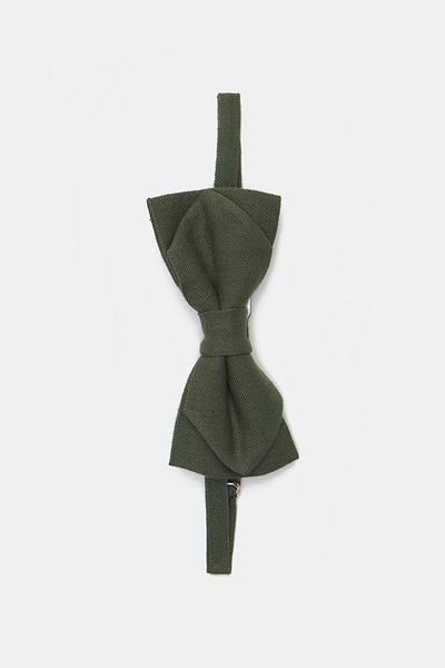 Nebbati Bg Store Boy Khaki Bow Tie 23ss0nb3004