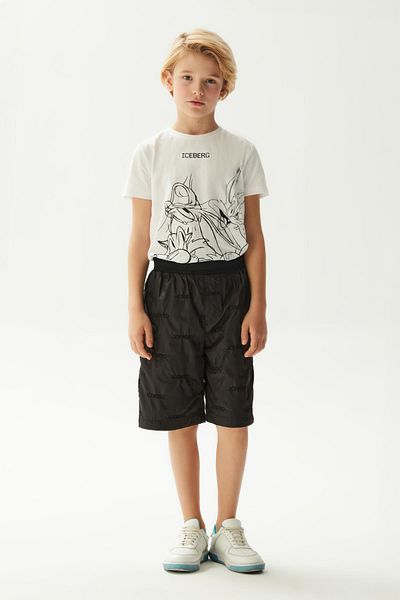 Iceberg Черни къси панталони Bg Store Boy
