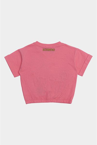 Iceberg Tricou roz pentru fete Bg Store 23ssıts3159