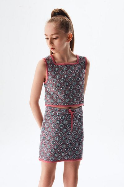 SWATSKY تنورة زرقاء للفتيات من Bg Store 23ss0sw6321