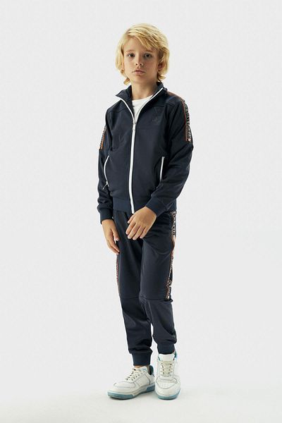 Bikkembergs Bg Store Boy's Navy Blue Tracksuit 23Fw0Bk1935