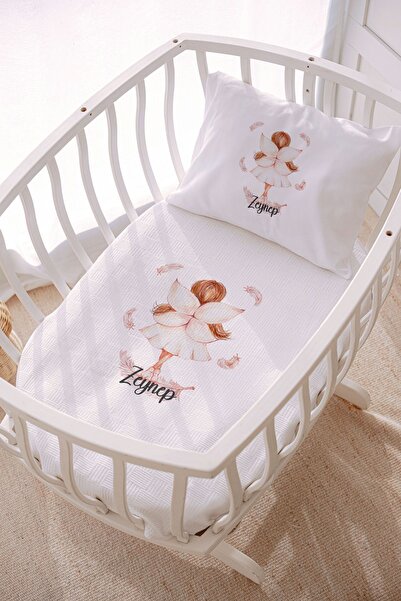 Lilabio İsme Özel 70x120 Park Yatak Ve Anne Yanı Pike Seti Peri