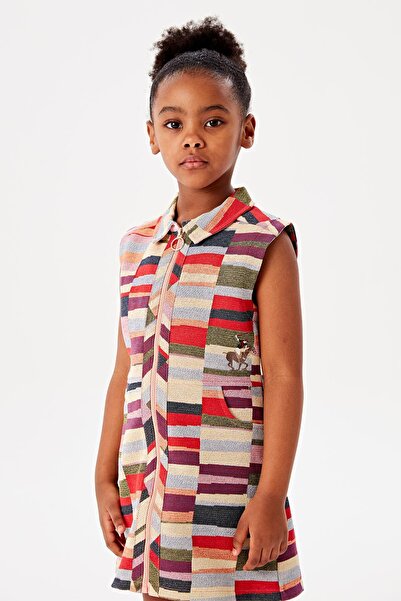 Beverly Hills Polo Club BG Store Kız Çocuk Desenli Elbise