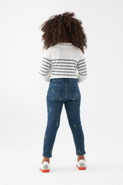 SWATSKY Bg Store Girl's Indigo Trousers 22Fw0Sw6207