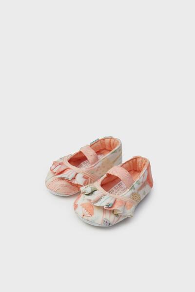 Layette BG Store Baby Girl Patterned Booties